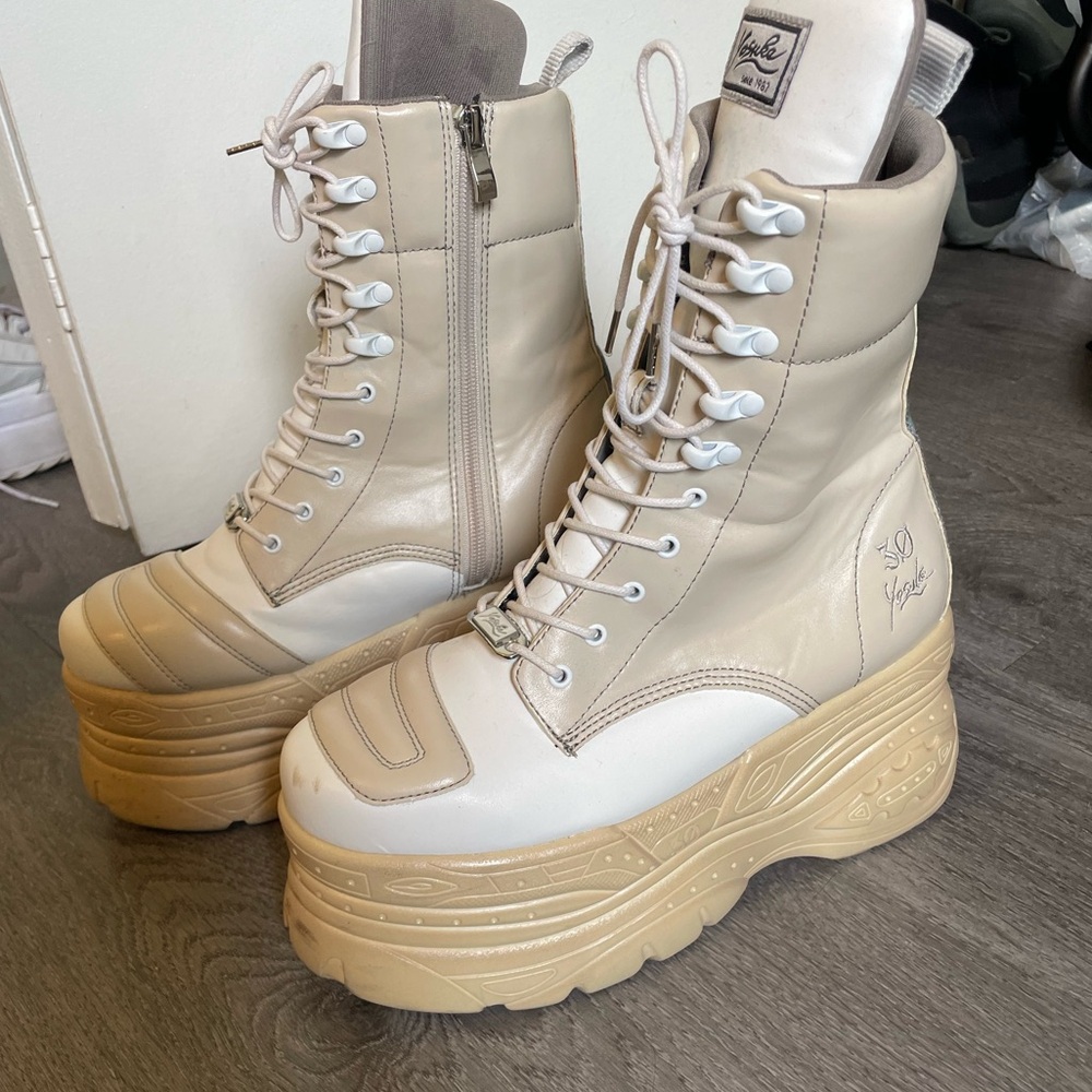 Japanese Platform Combat Boots